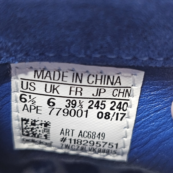 Alexander Wang x Adidas AW Skate Mid Shoes Bluebird Core Black Size 6.5 NEW - Picture 7 of 12